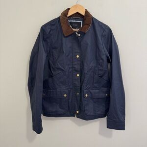 J. Crew Navy Barn Jacket in Tall